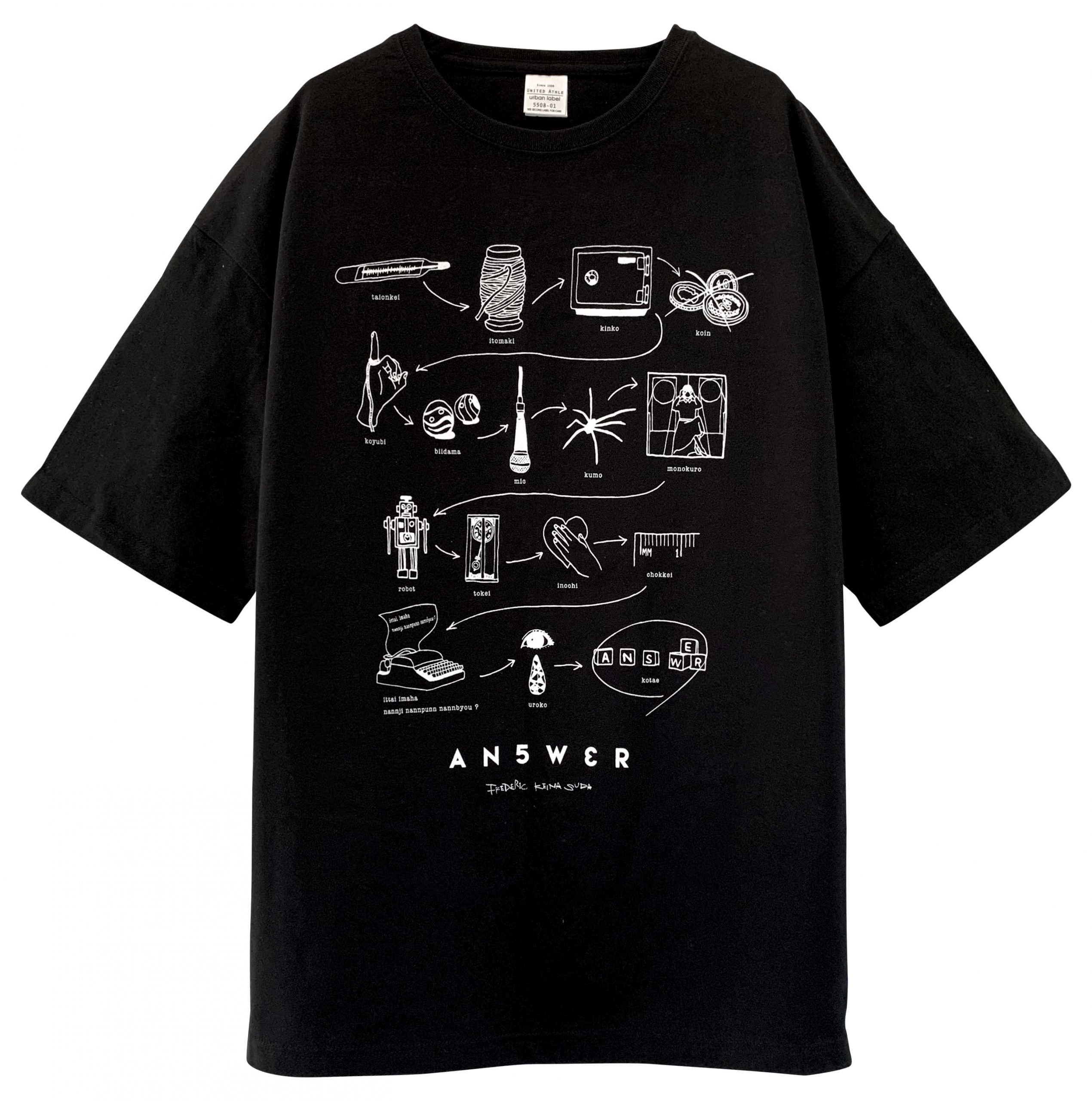 ビッグTシャツ (BLACK)